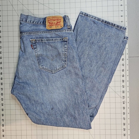 Levis 569 Jeans Mens 36x30 Faded Loose Baggy Straight Y2K Skater Streetwear Work